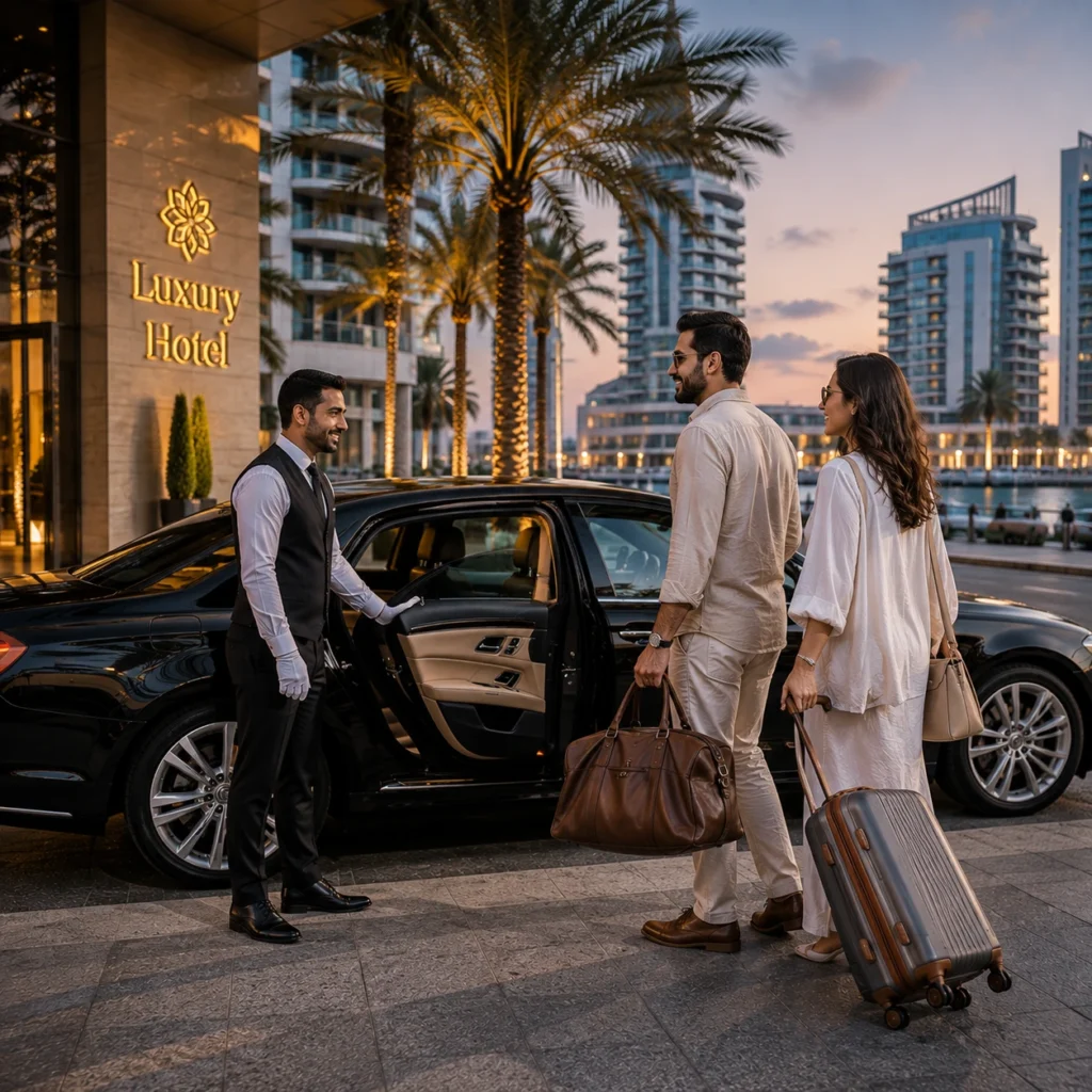 Point to point transfer Dubai chauffeur service
